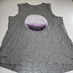 The North Face Unisex Gray Sleeveless Exercise Shirt X-Large.   A1